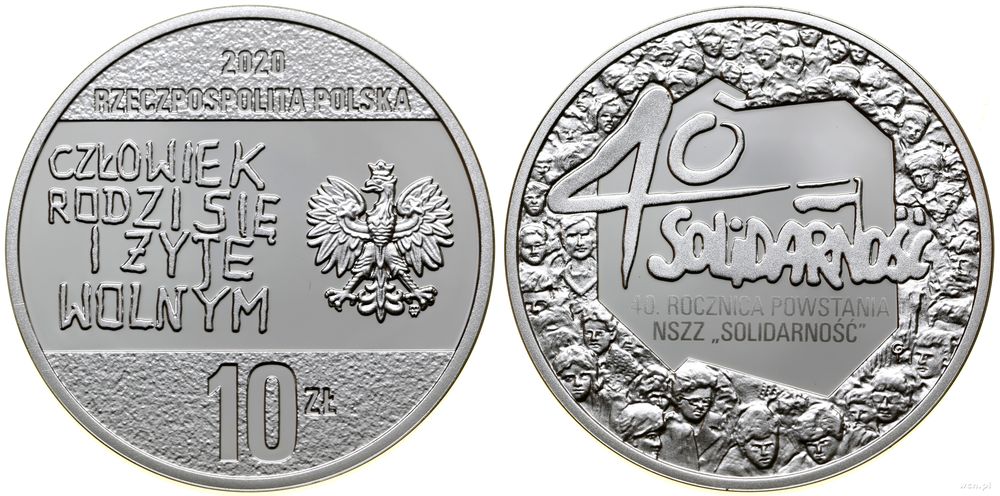 Polska, 10 złotych, 2020