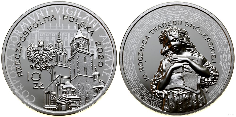 Polska, 10 złotych, 2020