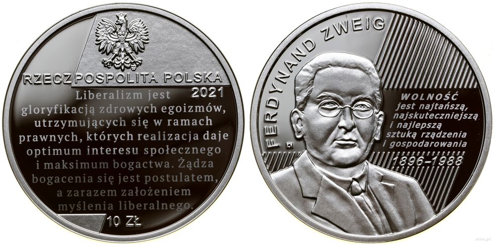 Polska, 10 złotych, 2021