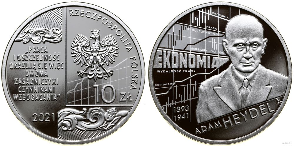 Polska, 10 złotych, 2021