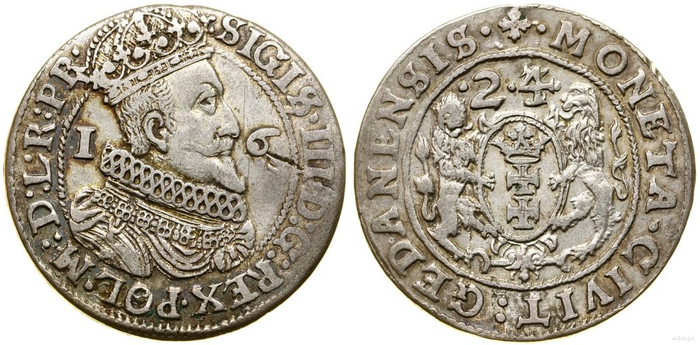 Polska, ort, 1624