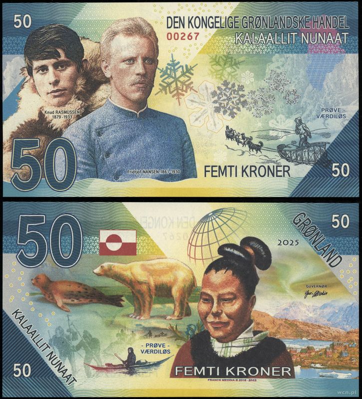 Grenlandia, 50 koron, 2025