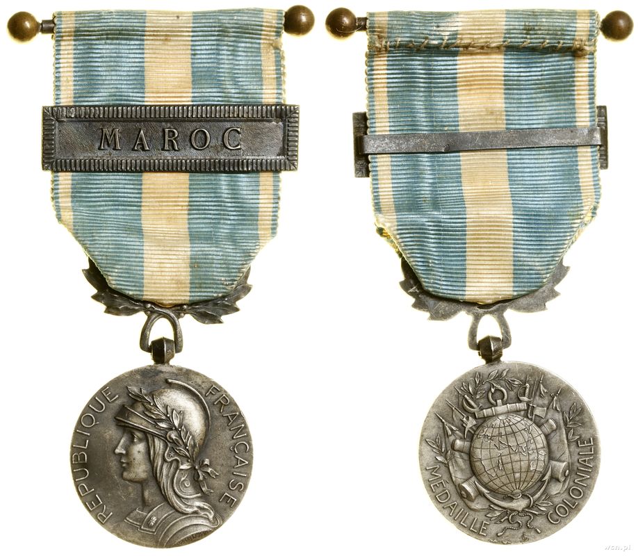 Francja, Medal kolonialny (Médaille Coloniale), po 1914