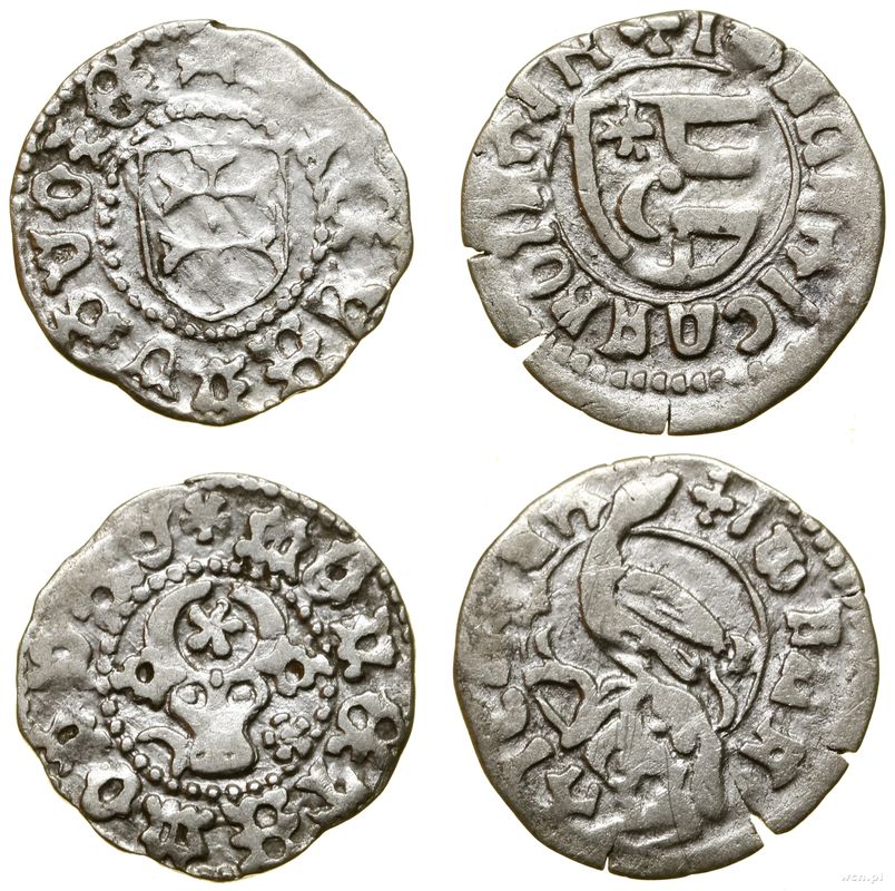 Średniowiecze, zestaw 2 monet