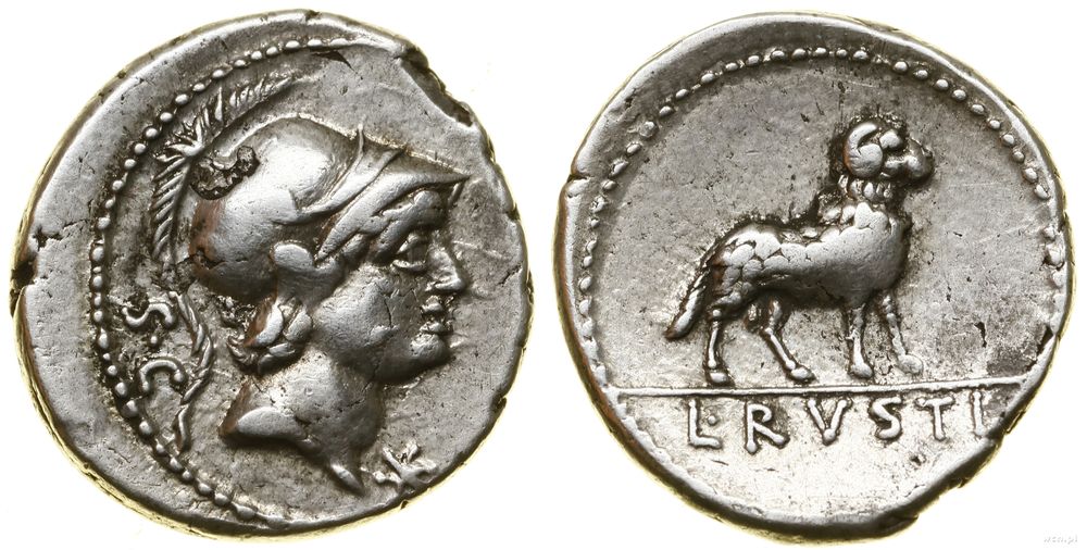 Republika Rzymska, denar, (76 pne)