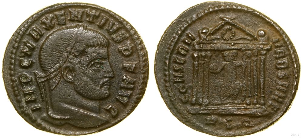Cesarstwo Rzymskie, follis, (308–310)