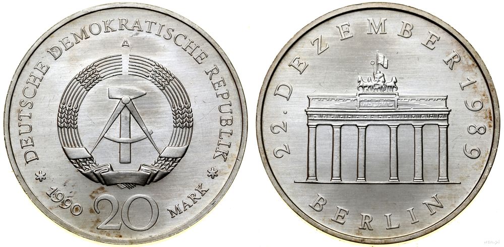 Niemcy, 20 marek, 1990