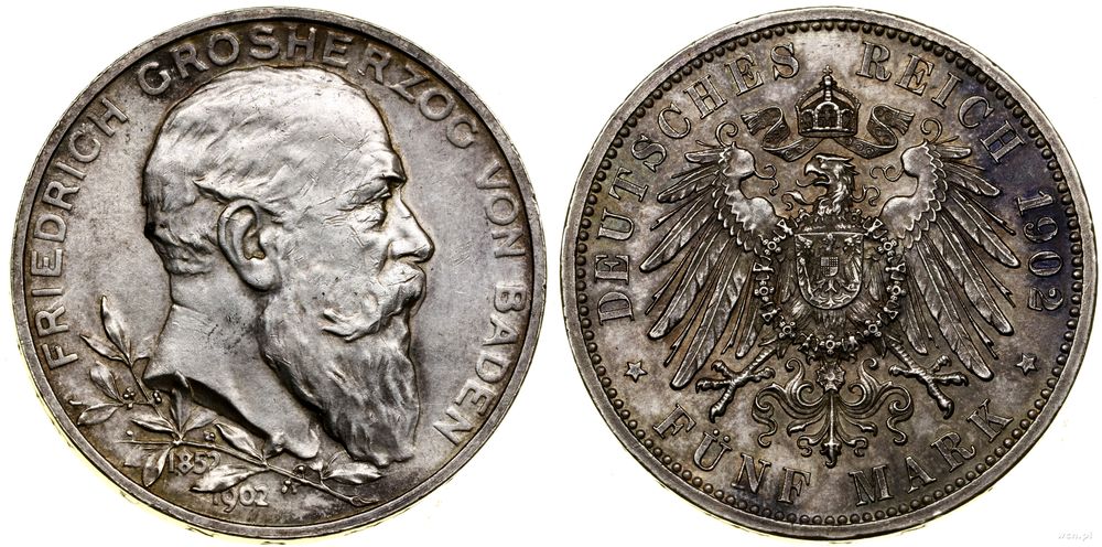 Niemcy, 5 marek, 1902
