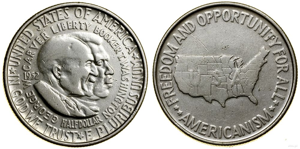 Stany Zjednoczone Ameryki (USA), 1/2 dolara, 1952