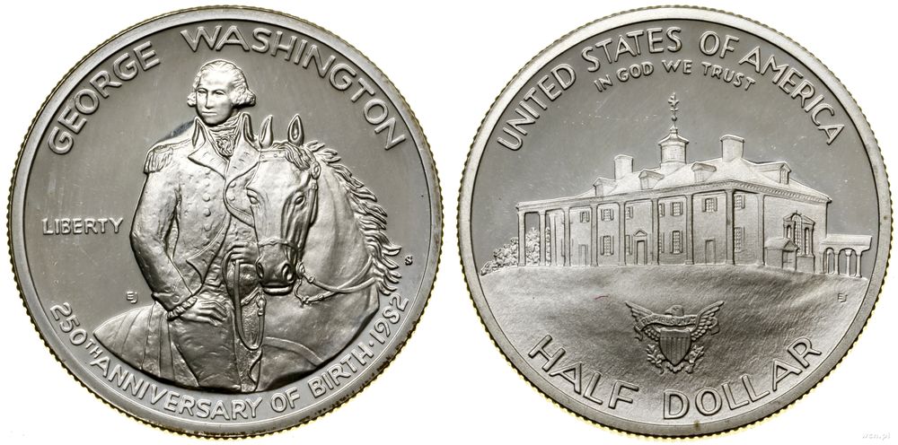 Stany Zjednoczone Ameryki (USA), 1/2 dolara, 1982 S