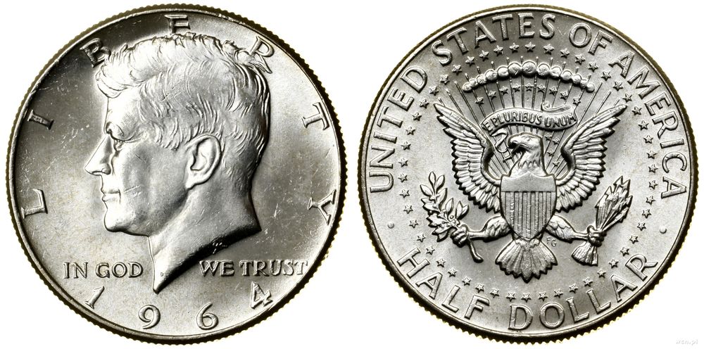 Stany Zjednoczone Ameryki (USA), 1/2 dolara, 1964