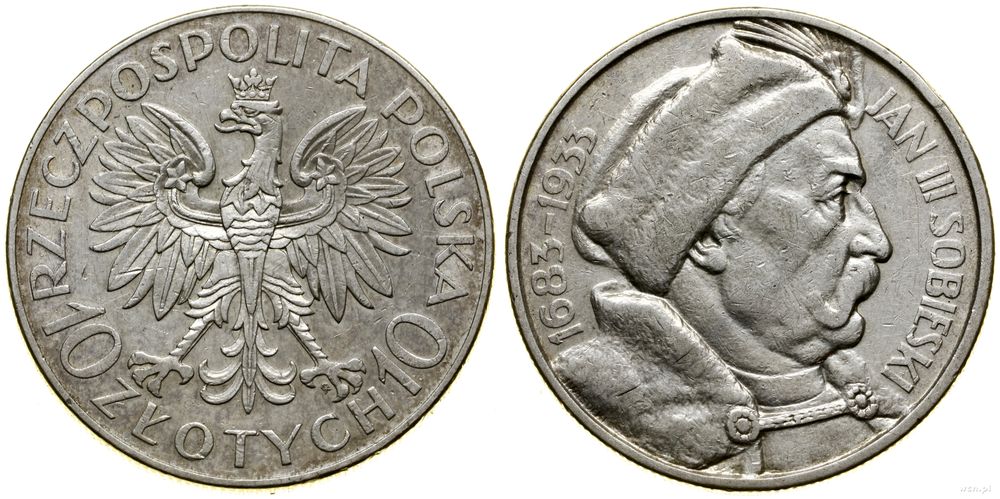 Polska, 10 złotych, 1933
