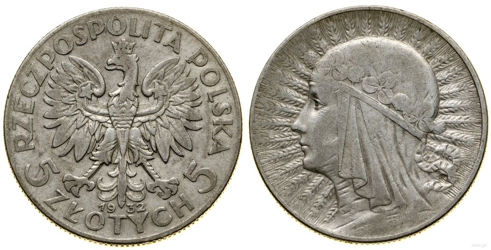 Polska, 5 złotych, 1932