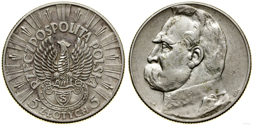 Polska, 5 złotych, 1934 S