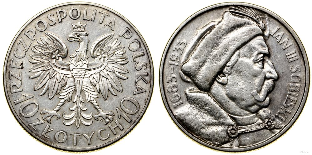 Polska, 10 złotych, 1933