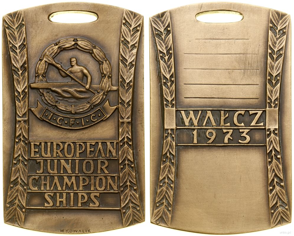 Polska, medal nagrodowy, 1973