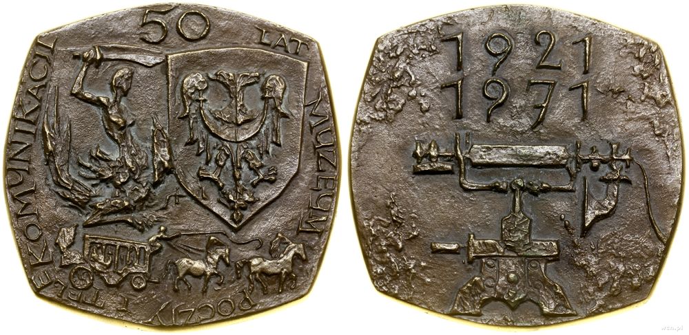 Polska, 50 lat Muzeum Poczty i Telekomunikacji, 1971