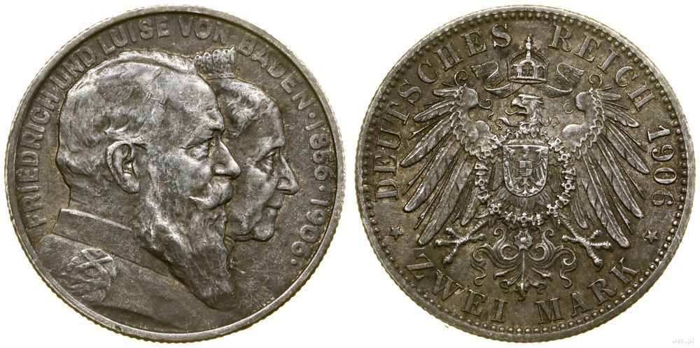 Niemcy, 2 marki, 1906