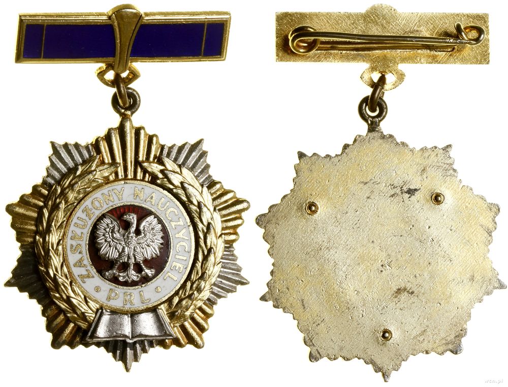 Polska, Odznaka tytułu honorowego „Zasłużony Nauczyciel Polskiej Rzeczypospolitej Ludowej”, 1956–1992