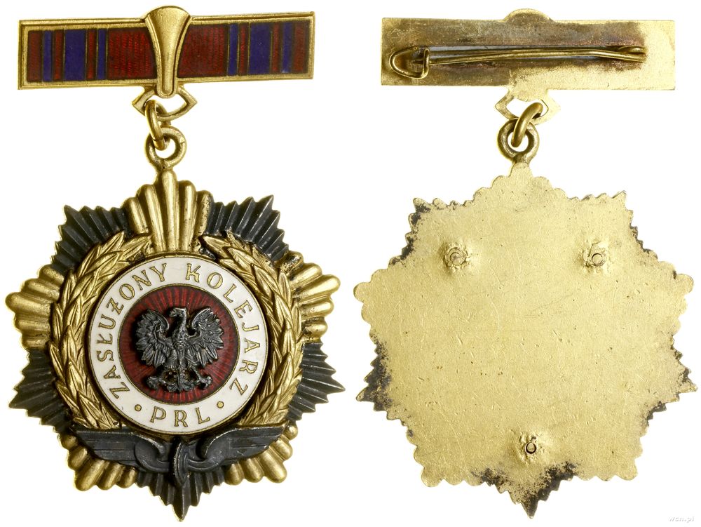 Polska, Odznaka tytułu honorowego „Zasłużony Kolejarz Polskiej Rzeczypospolitej Ludowej”, 1955–1992