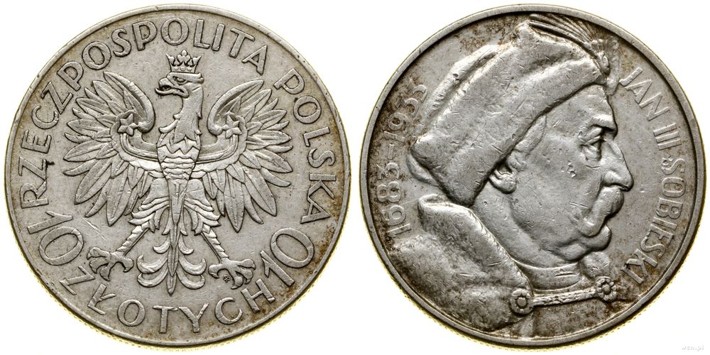 Polska, 10 złotych, 1933