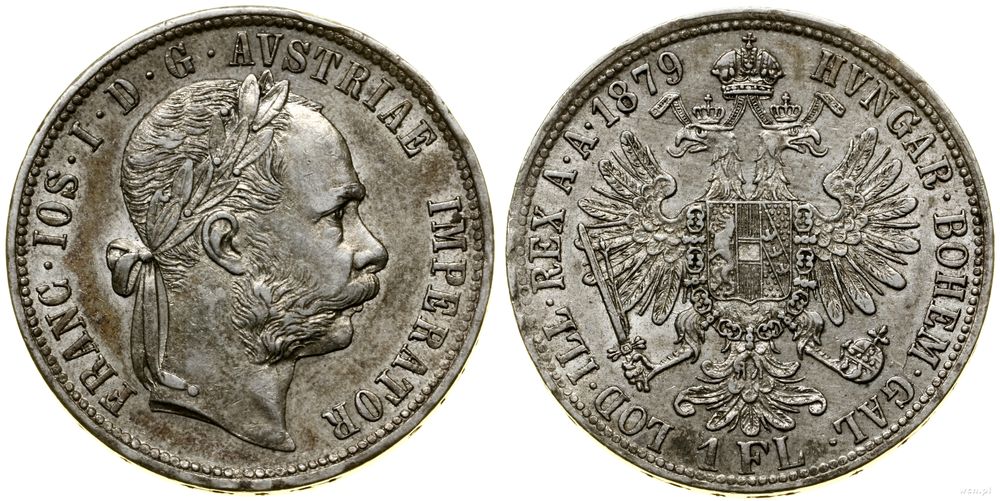 Austria, 1 floren, 1879 A