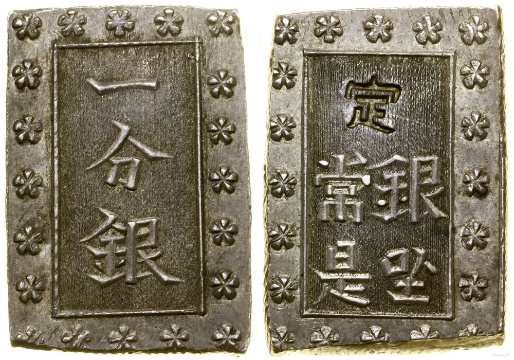 Japonia, 1 Bu srebrny (Ichibu Gin), bez daty (1859–1868)