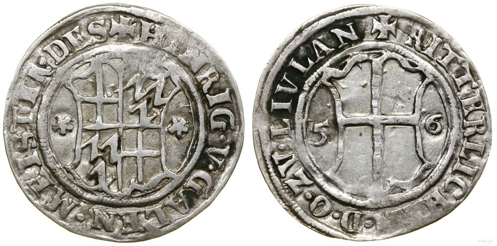 Ryga- miasto, ferding, 1556