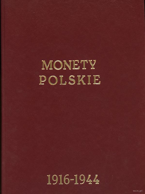 akcesoria numizmatyczne, klaser rocznikowy do monet polskich, 1916–1944