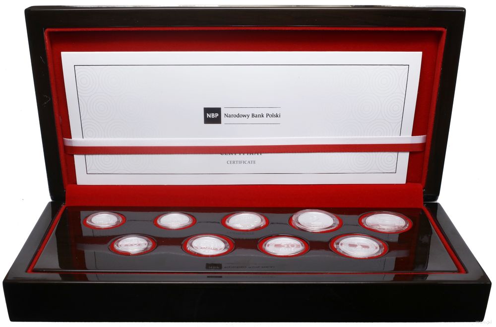 Polska, zestaw 9 monet, 2019