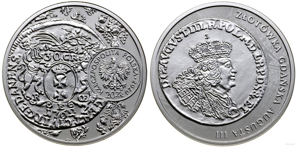 Polska, 20 złotych, 2020