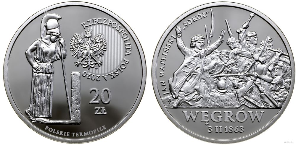 Polska, 20 złotych, 2020