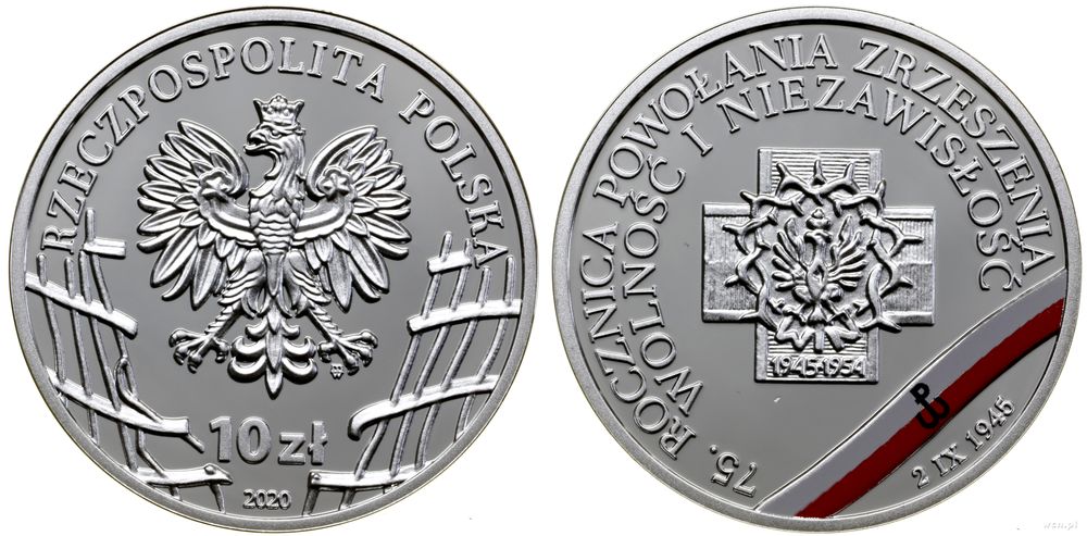 Polska, 10 złotych, 2020