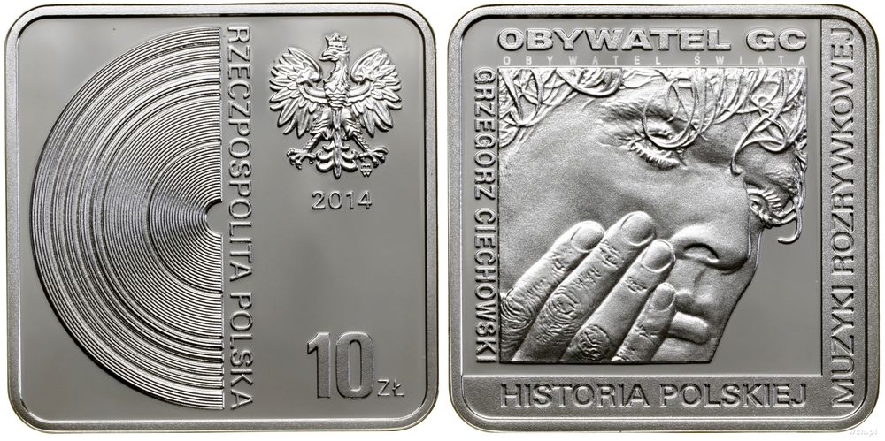Polska, 10 złotych, 2014