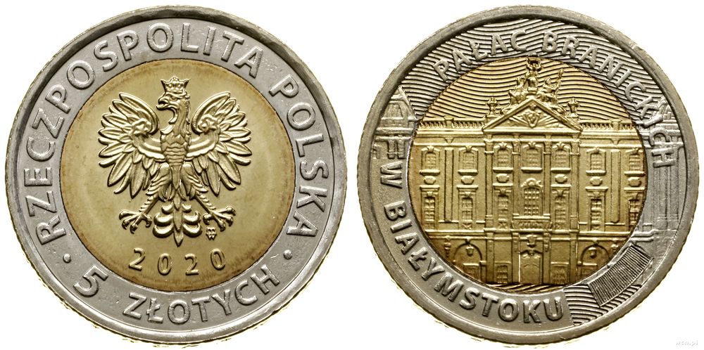 Polska, 5 złotych, 2020