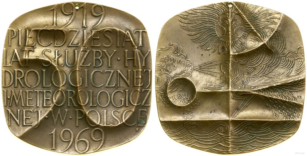 Polska, 50 Lat Służby Hydrologicznej i Meteorologicznej w Polsce, 1969