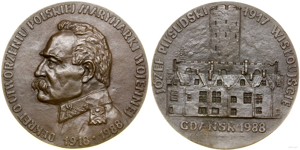 Polska, medal pamiątkowy, 1988