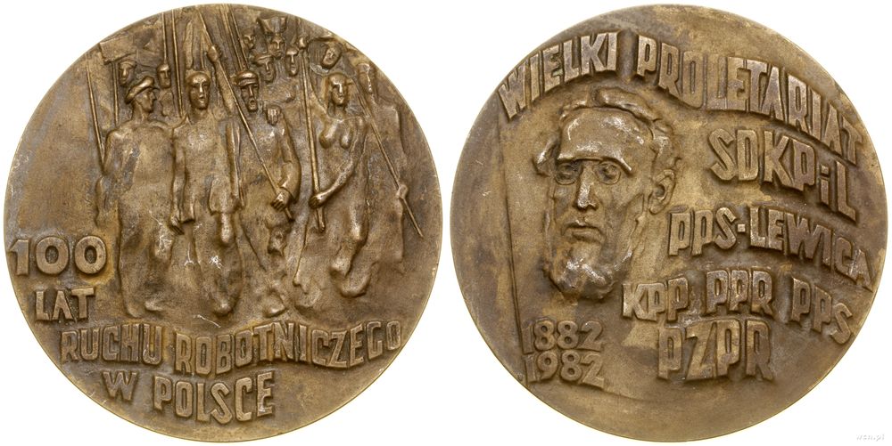 Polska, 100 lat polskiego ruchu robotniczego, 1982