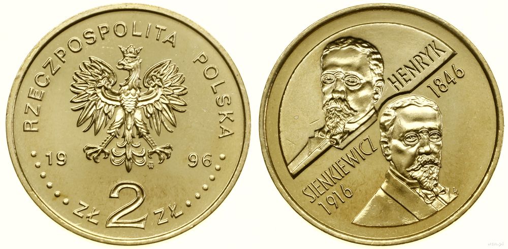 Polska, 2 złote, 1996