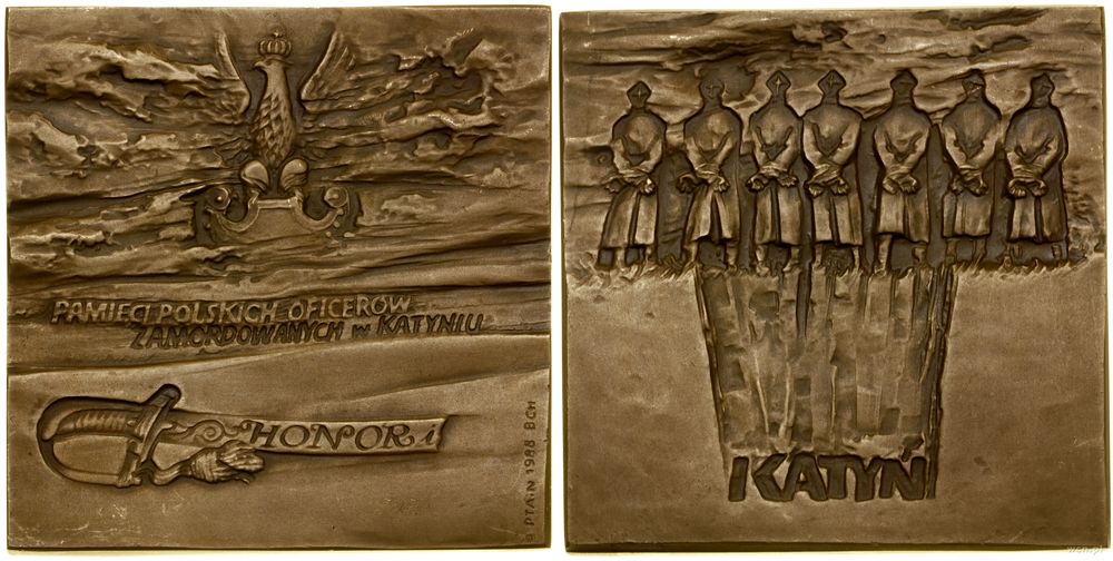 Polska, medal – Katyń, 1988