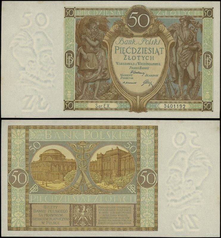 Polska, 50 złotych, 1.09.1929