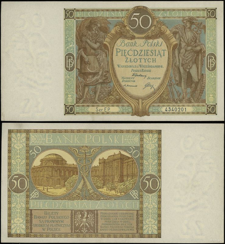Polska, 50 złotych, 1.09.1929