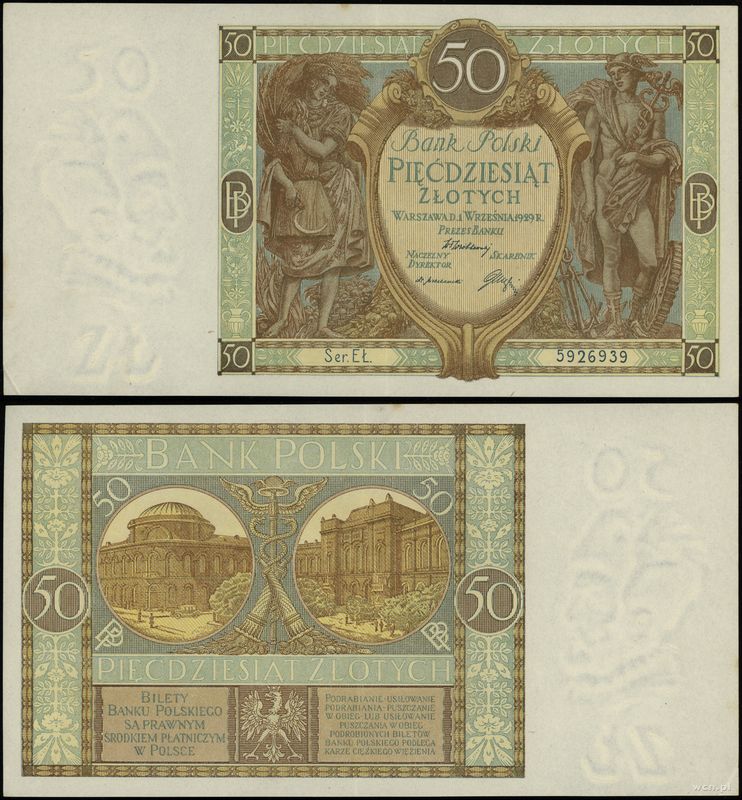 Polska, 50 złotych, 1.09.1929