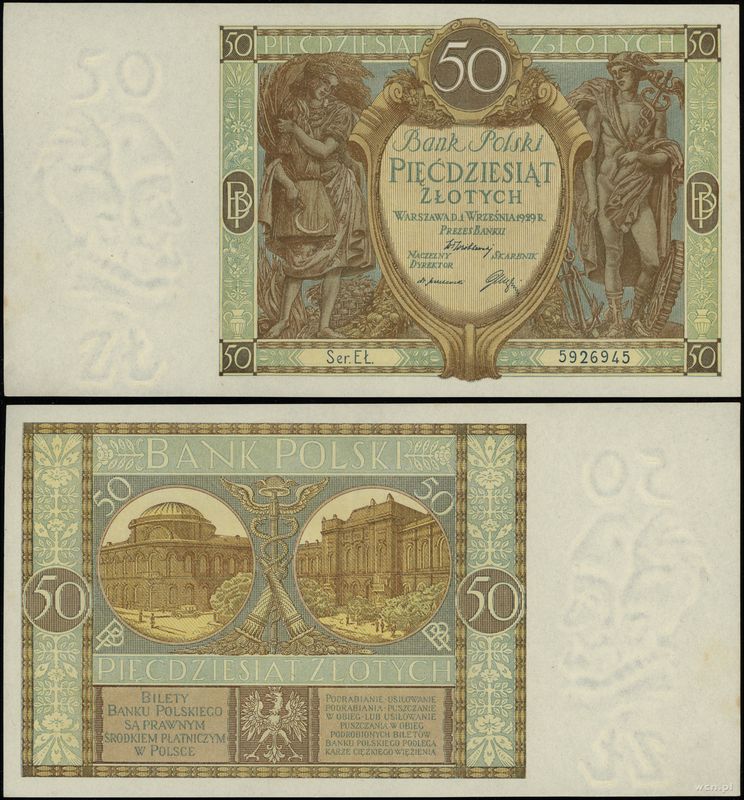 Polska, 50 złotych, 1.09.1929