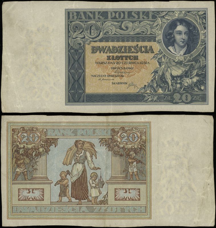 Polska, 20 złotych, 20.06.1931
