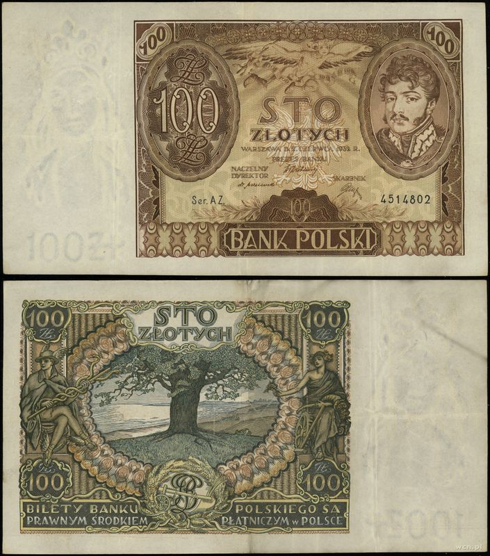 Polska, 100 złotych, 2.06.1932