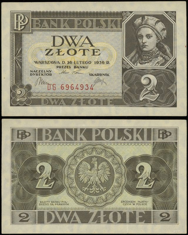Polska, 2 złote, 26.02.1936