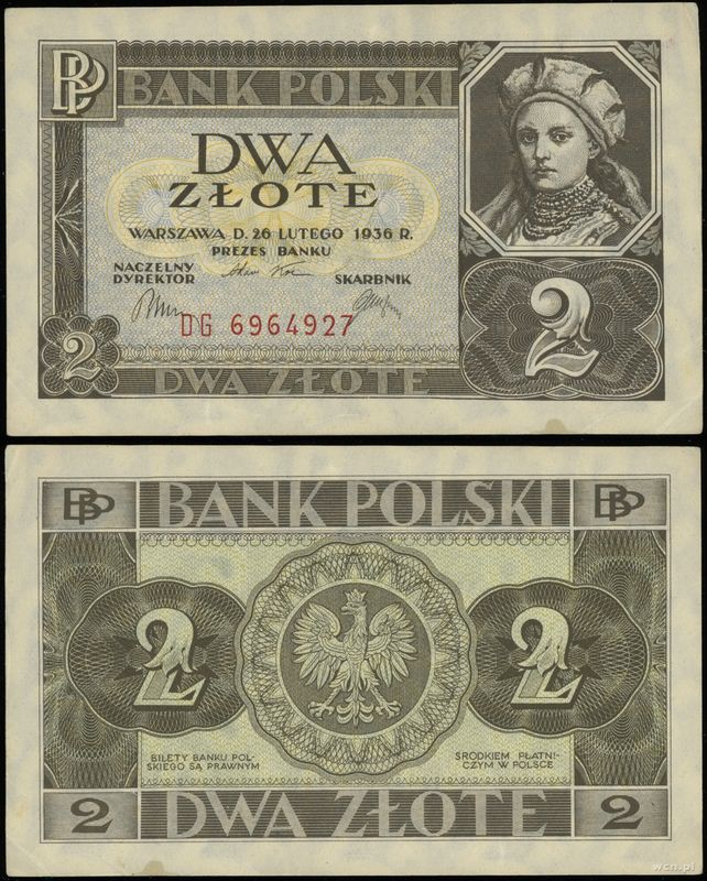 Polska, 2 złote, 26.02.1936