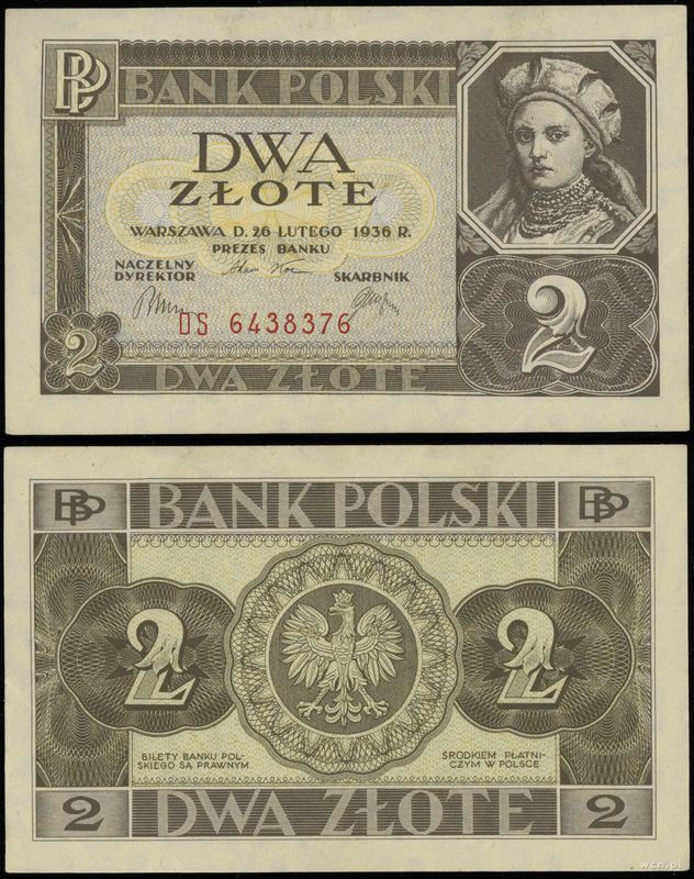 Polska, 2 złote, 26.02.1936