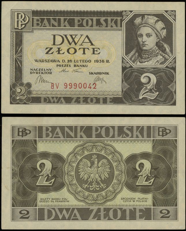 Polska, 2 złote, 26.02.1936